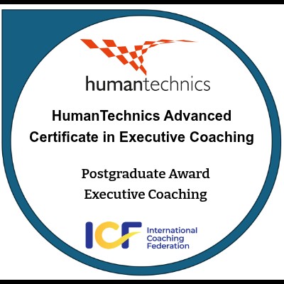 HumanTechnics Advanced Certificate in Executive Coaching, Postgraduate Award, ICF International Coaching Federation